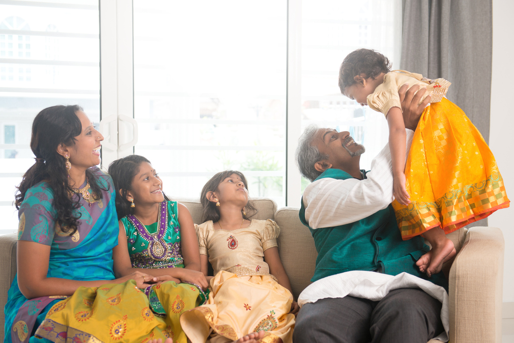 House visiting during Deepavali